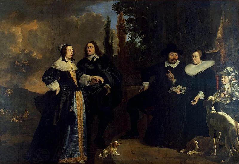 Bartholomeus van der Helst Portrait of a Family Germany oil painting art